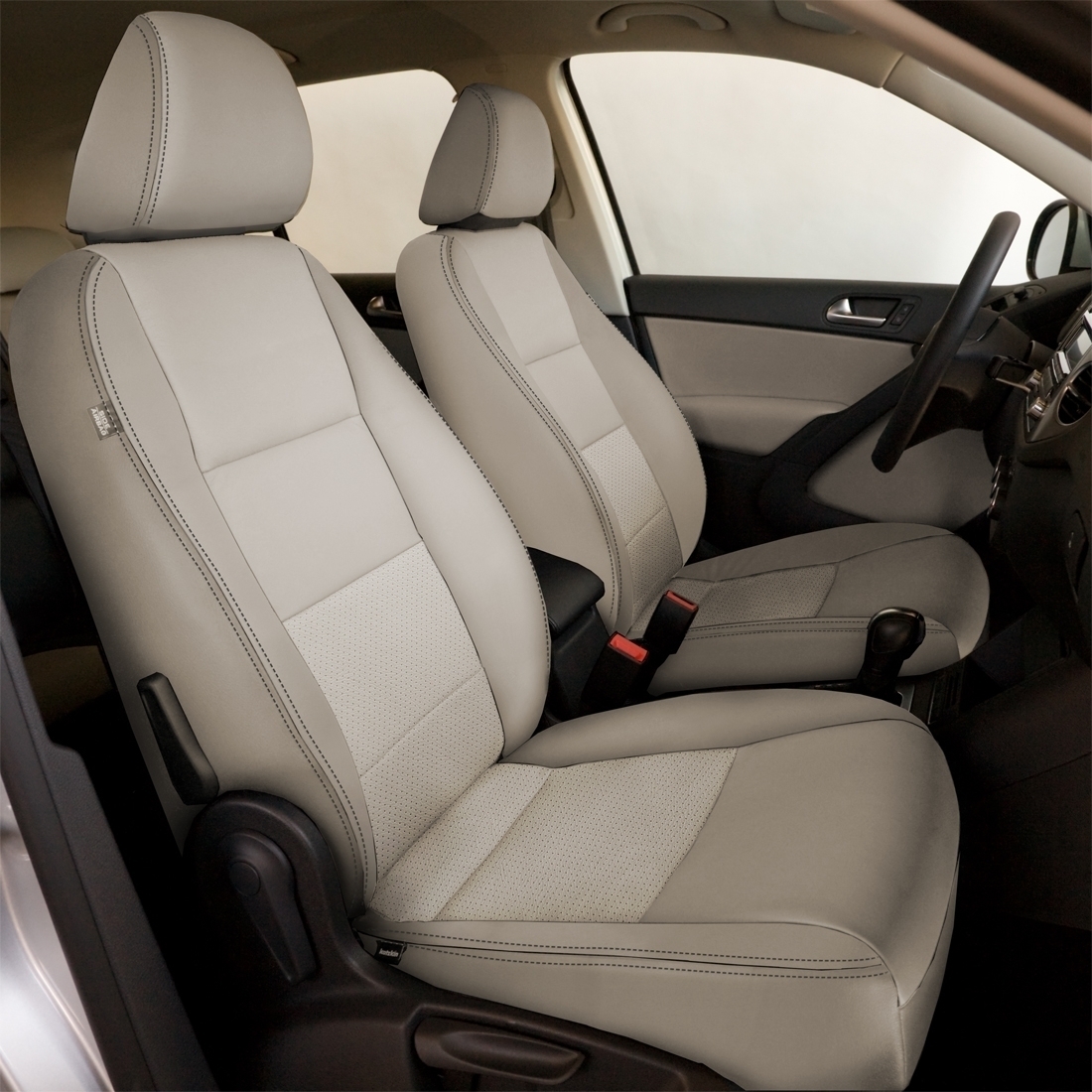 VANILLA wrap, Perf Inserts, GRAPHITE double stitching