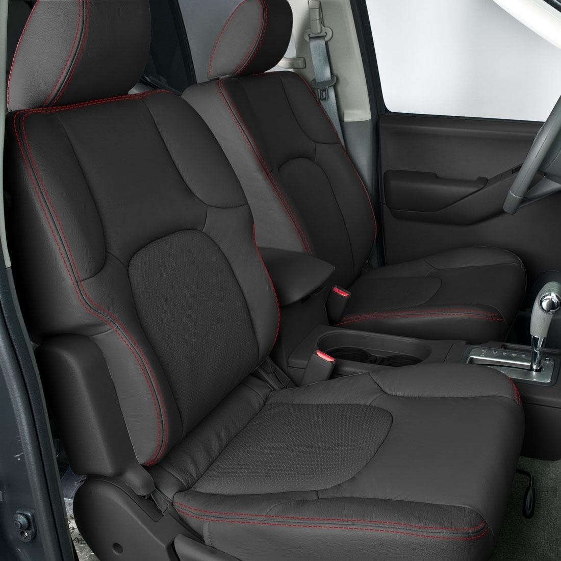 GRAPHITE wrap, Perf Inserts, RED double stitching