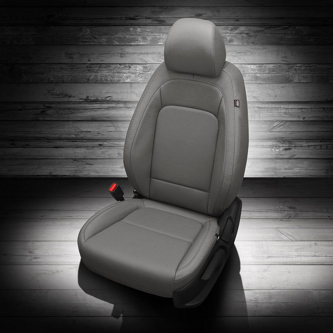 ICE GREY wrap, Perf Combo, ICE GREY double stitching