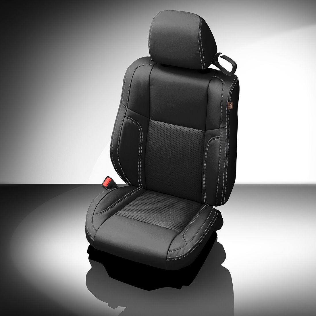 BLACK wrap, Perf Inserts, GREY contrast all stitch