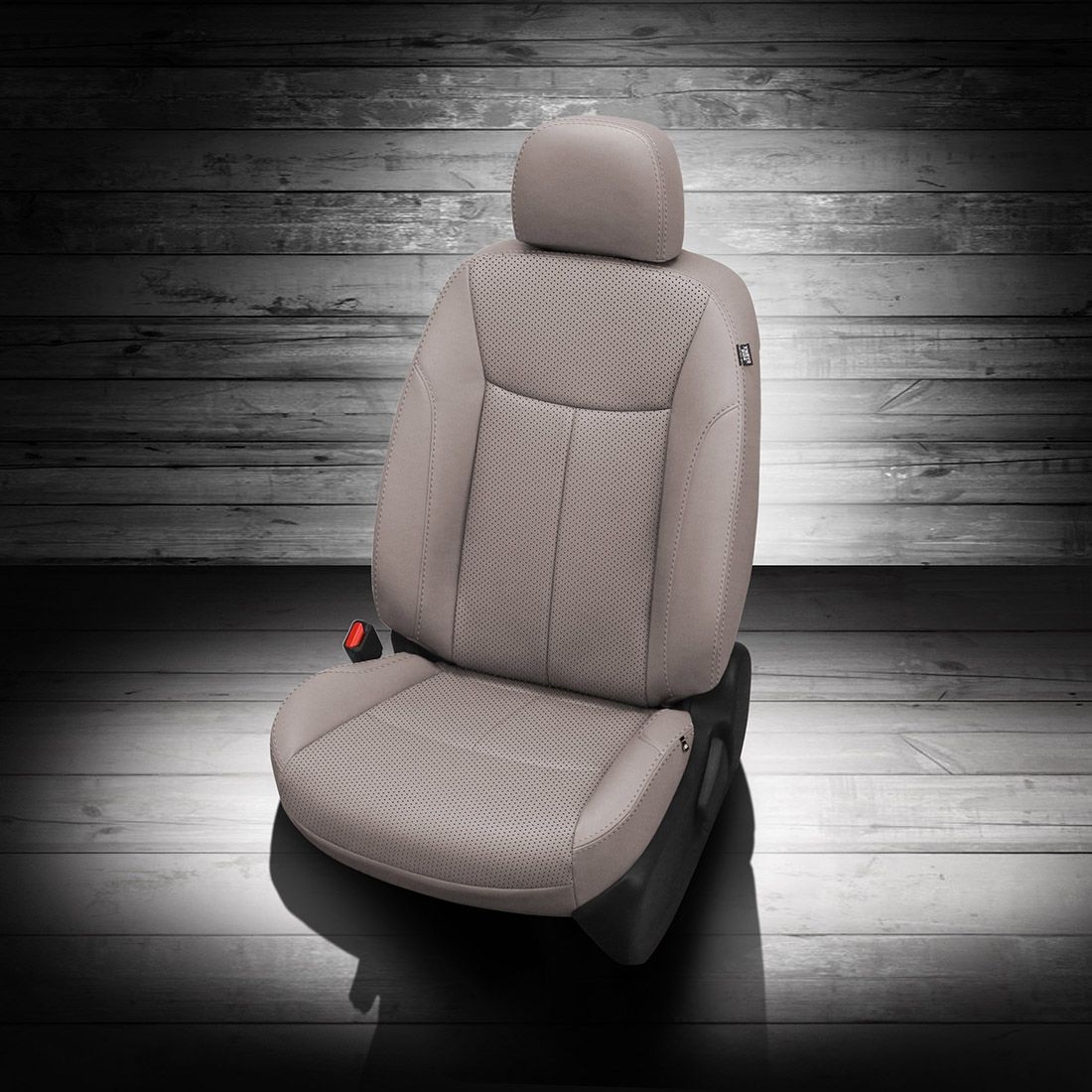 DOVE GREY wrap, Perf Body, DOVE GREY double stitching
