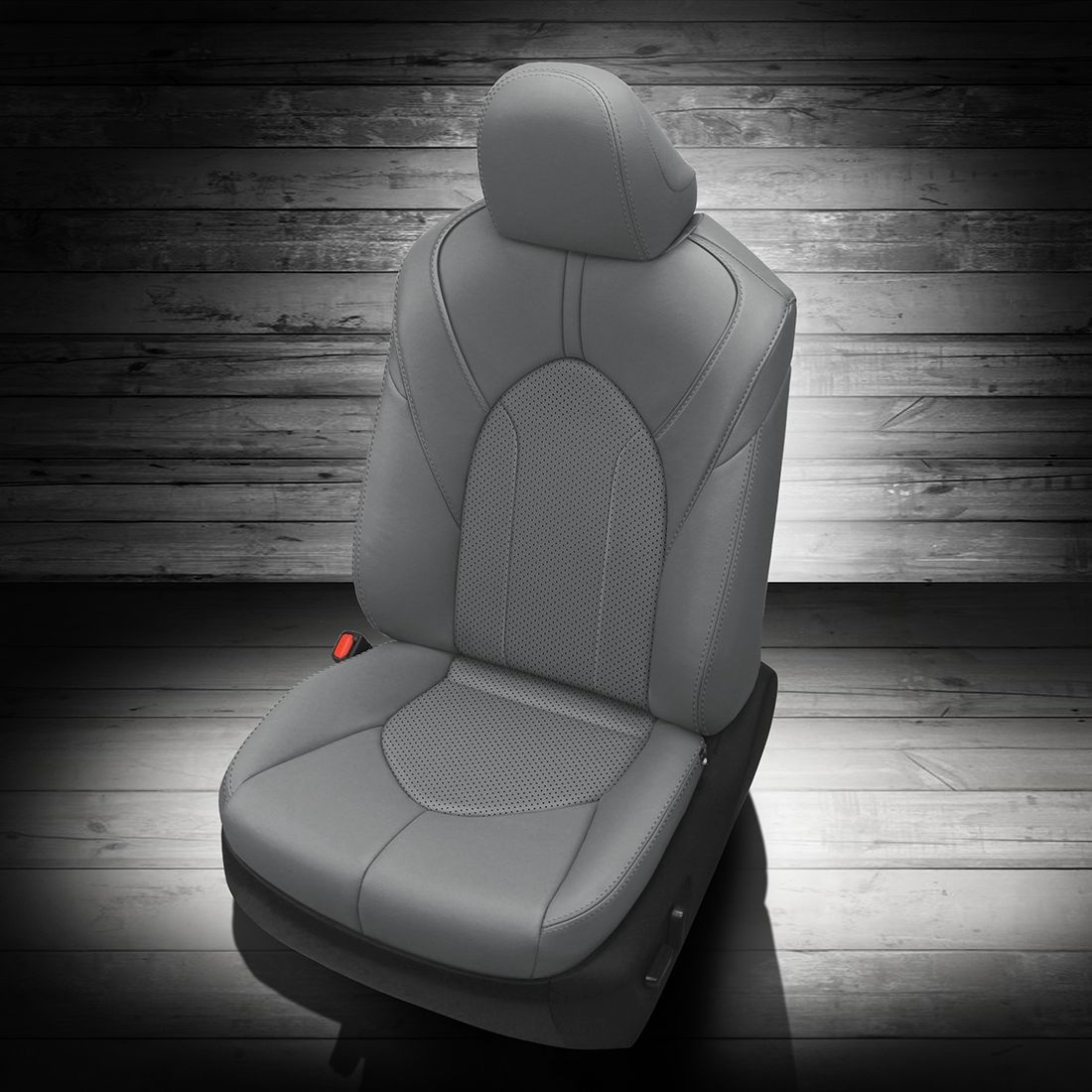 LUNAR GREY wrap, Perf Inserts, LUNAR GREY double stitching