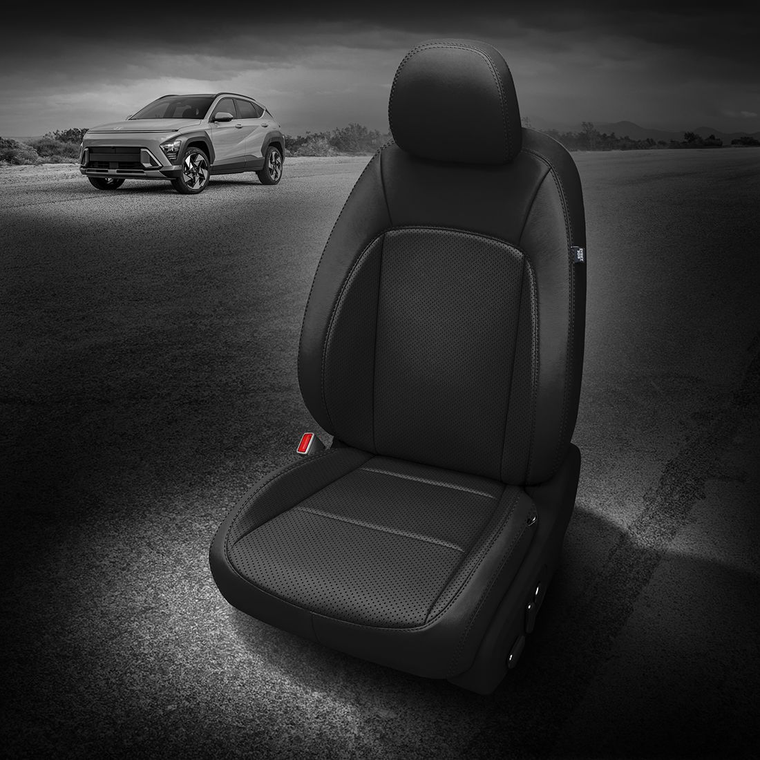 BLACK wrap, Perf Combo & Wings, BLACK double stitching