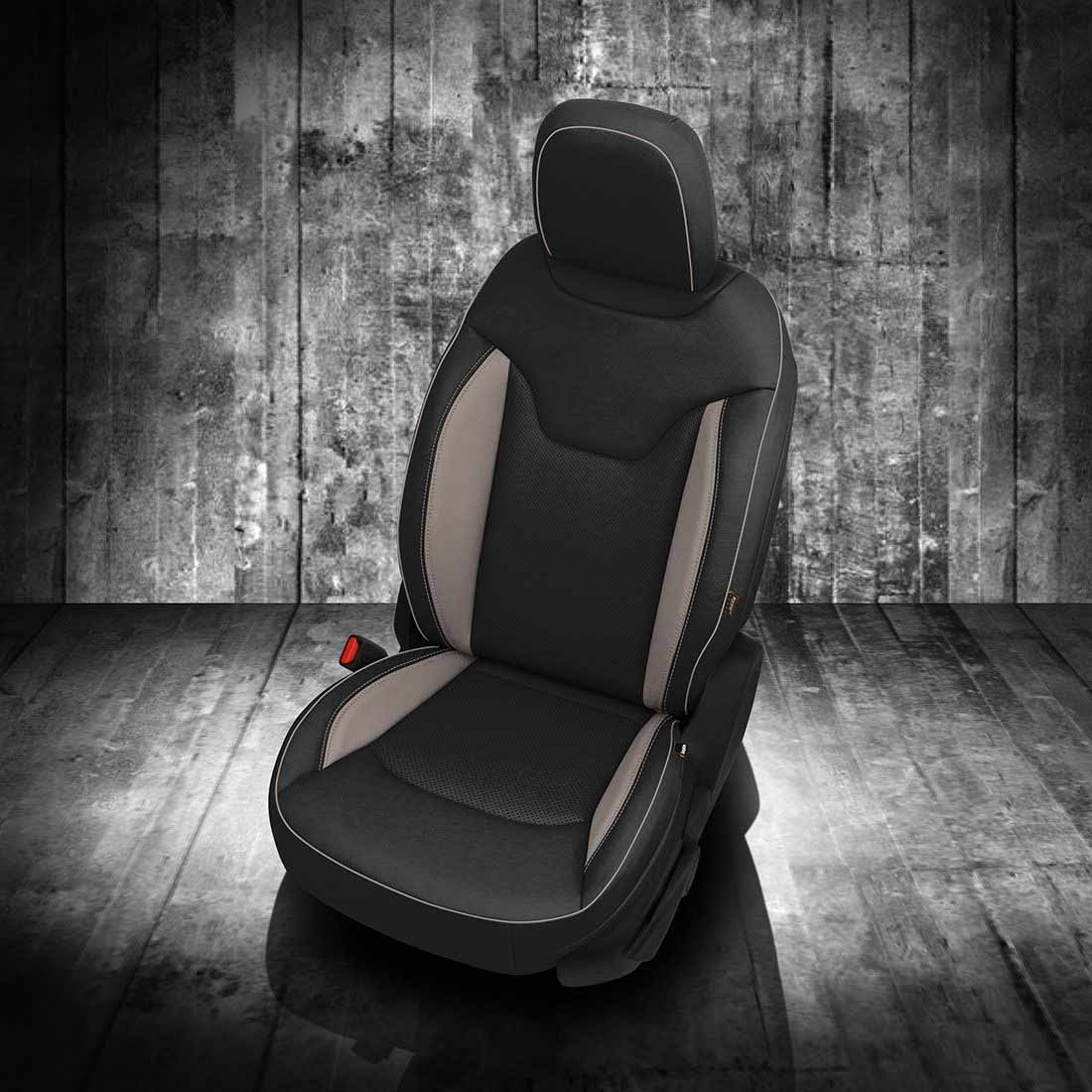BLACK wrap, DOVE GREY Wings, Perf Inserts, DOVE GREY piping
