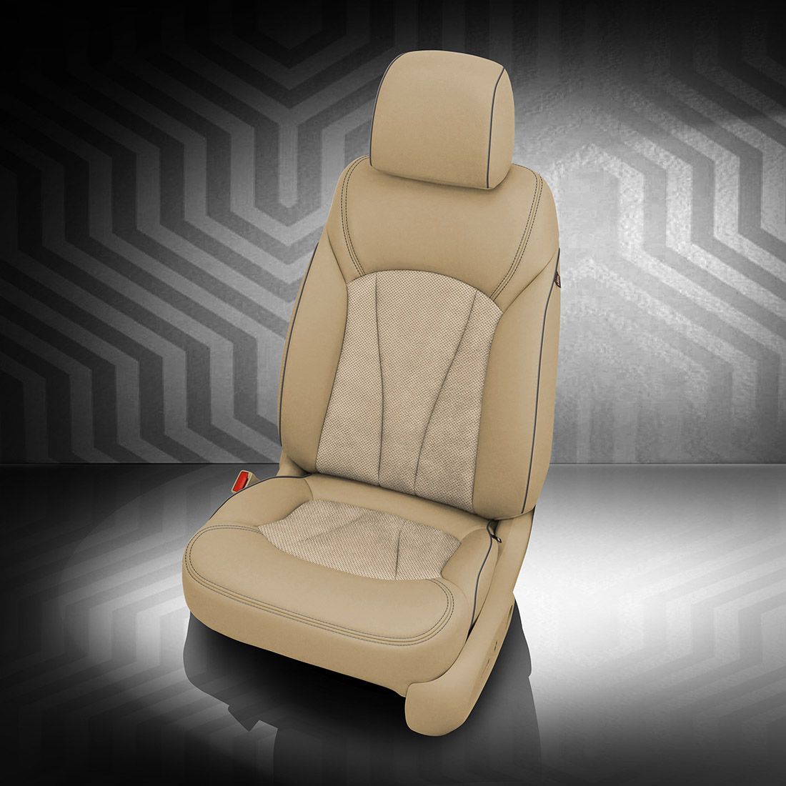 BISCUIT wrap, ~7301 SANDALWOOD Insert, Perf Inserts, LT GREY piping