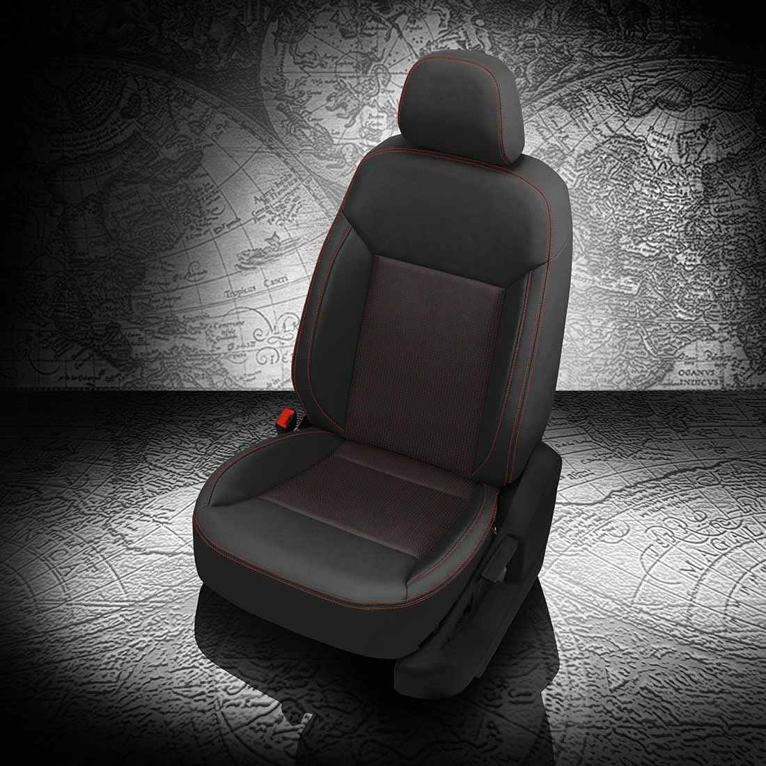 BLACK wrap, BCDA RED Insert, RED contrast all stitch