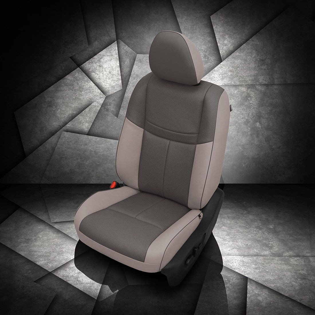 DOVE GREY wrap, LT GREY Center, Perf Body & Wings, LT GREY piping, LT GREY wings