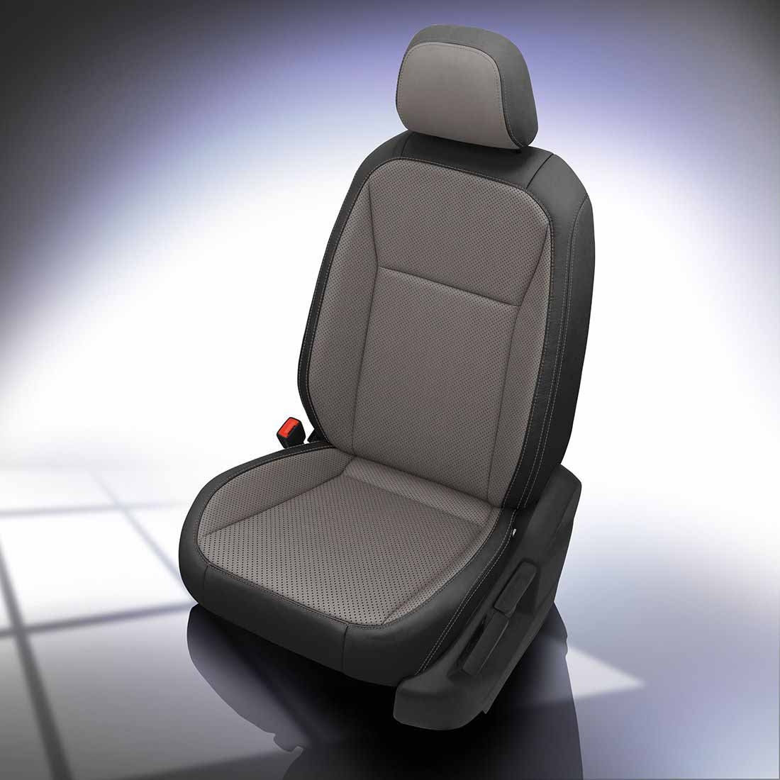 BLACK wrap, ASH Center, Perf Body & Wings, ASH contrast all stitch, ASH wings