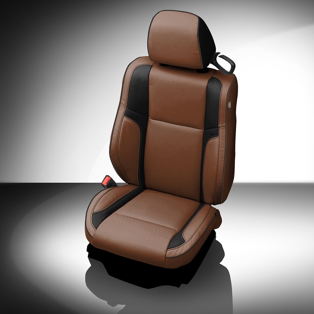 MAHOGANY wrap, MAHOGANY Insert, Perf Combo, BLACK piping, C SHADOW wings