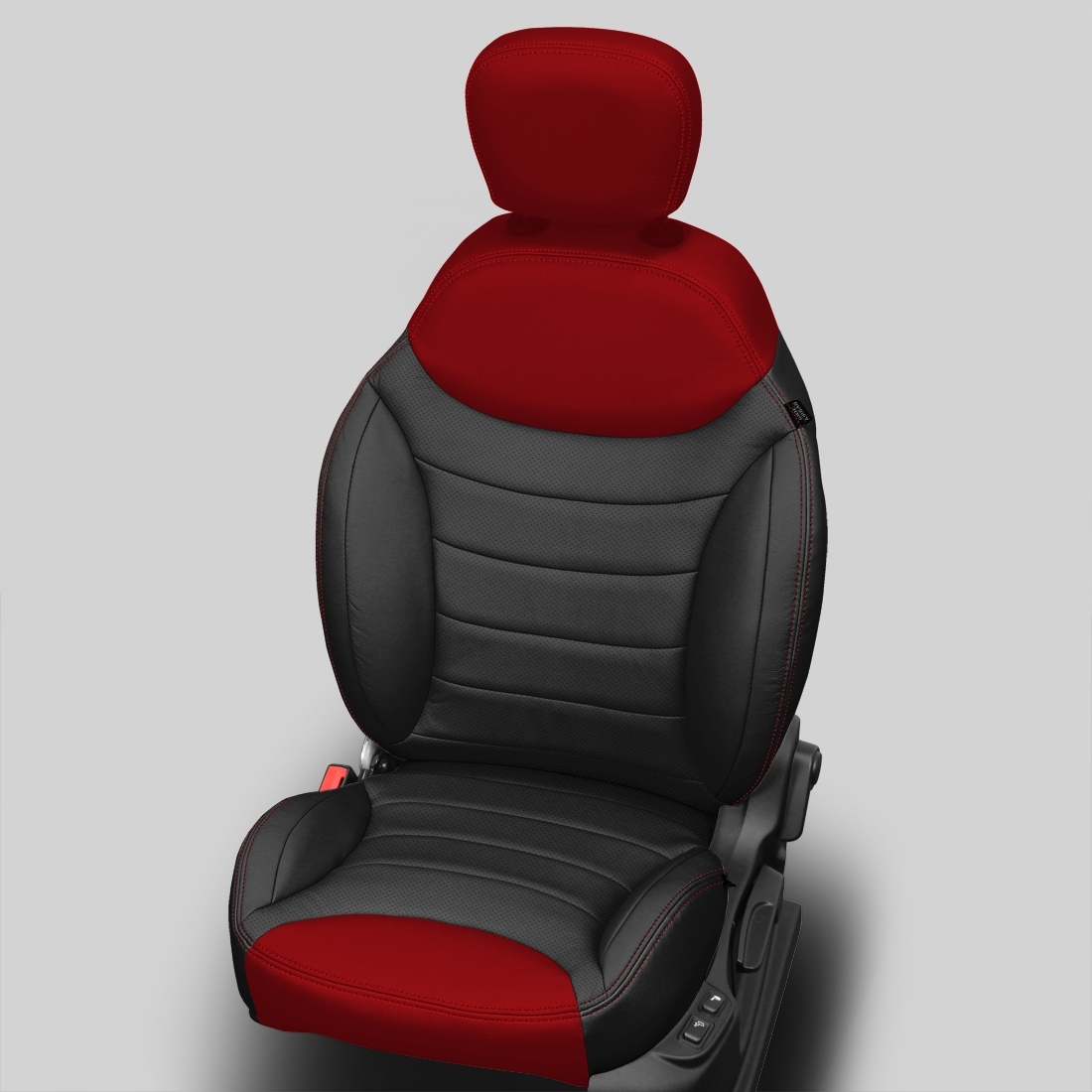 BLACK wrap, CARDINAL Wings, Perf Inserts, CARDINAL double stitching