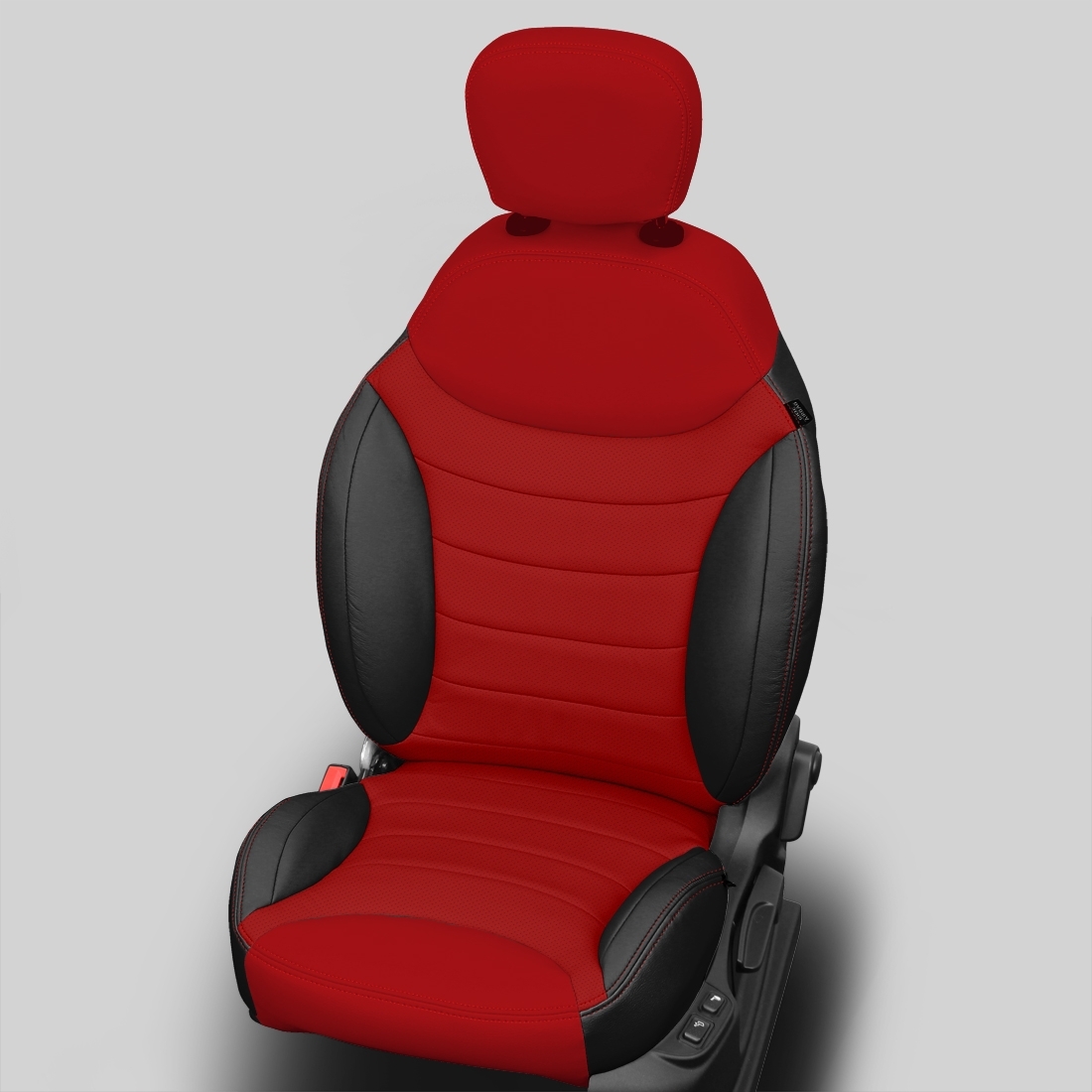 BLACK wrap, CARDINAL Insert, Perf Inserts, CARDINAL double stitching, CARDINAL wings