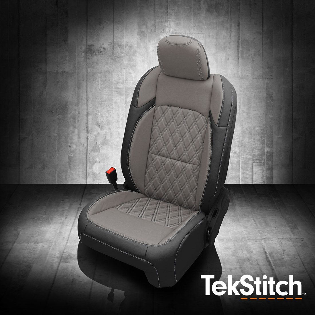 Black wrap, Ash center, Ash wings, Silver contrast all stitch, Double Diamond insert, Tek Color Silver