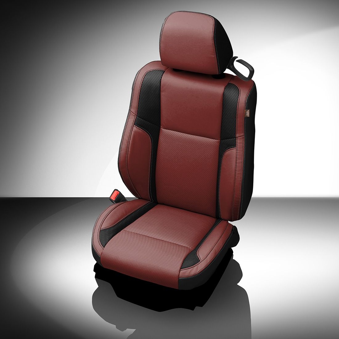 BLACK wrap, MED RED Facing, Perf Combo, BLACK contrast all stitch, C SHADOW wings