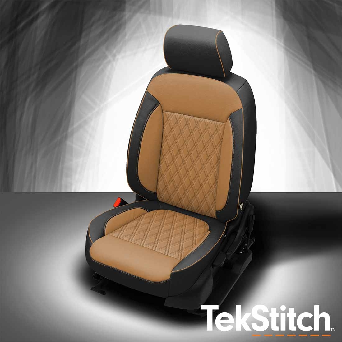 Black wrap, Tan body, Tan wings, Tan piping and contrast all stitch, TekStitch Double Diamond insert, Tek Color Tan