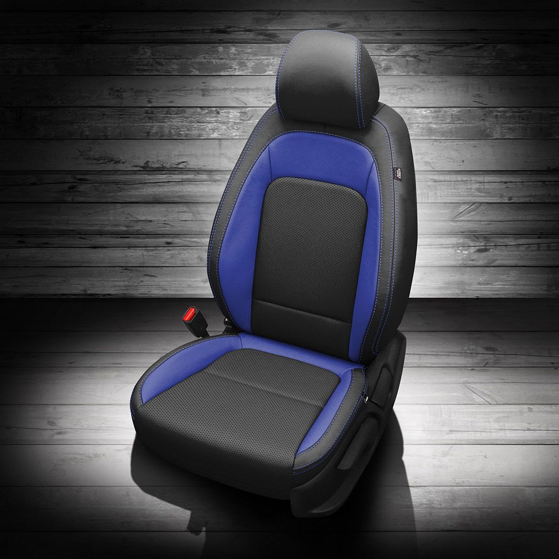 BLACK wrap, COBALT Wings, Perf Combo, COBALT contrast all stitch