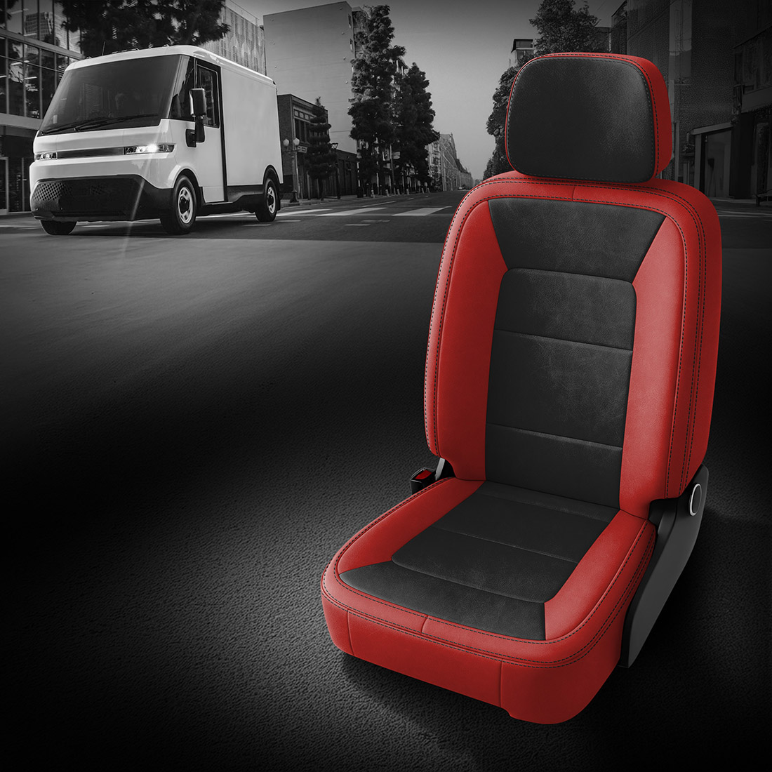 XT RED wrap, XT Black Center, BLACK contrast all stitch