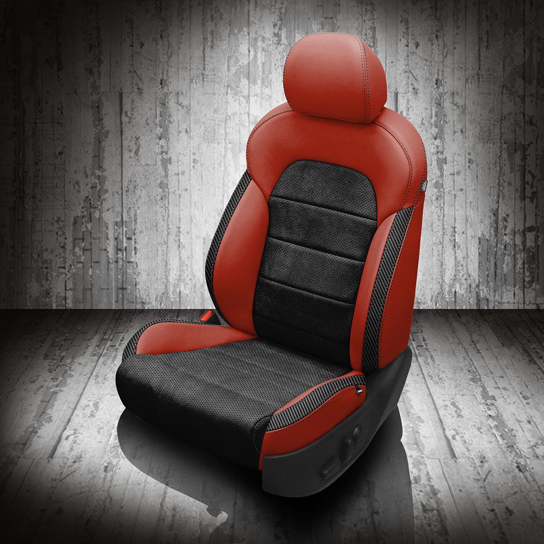 CARDINAL wrap, ~3030 RAVEN Combo, Perf Combo, BLACK contrast all stitch, C SHADOW wings