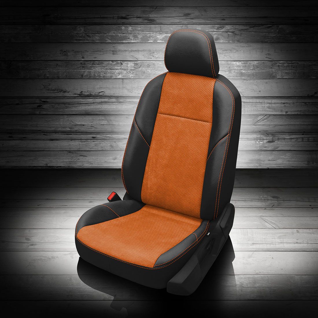 BLACK wrap, ~3032 MANGO Body, Perf Body, +CITRUS ORANGE contrast all stitch