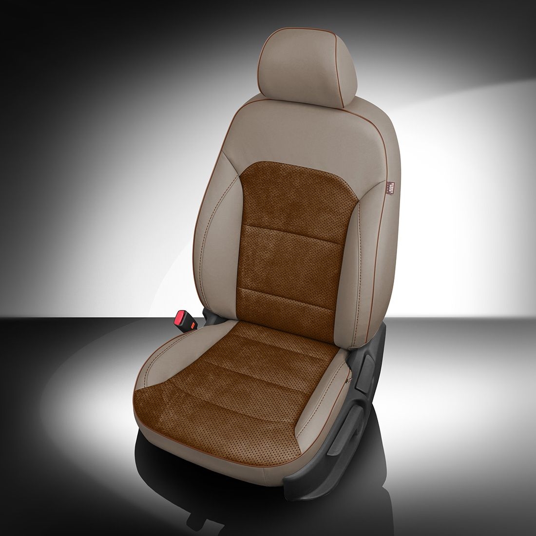 PUDDY wrap, ~3031 CHOCOLATE Combo, Perf Combo, MAHOGANY piping