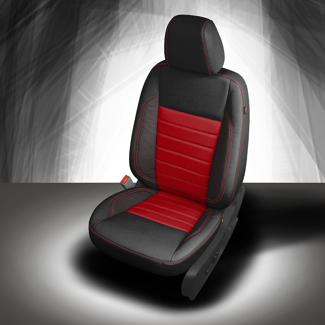 BLACK wrap, RED Insert, RED contrast all stitch, BCDA RED wings