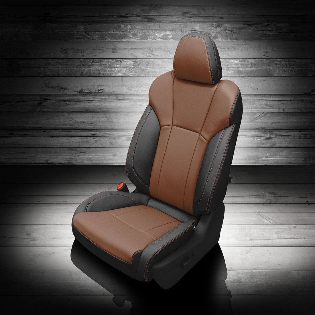 BLACK wrap, MAHOGANY Center, MAHOGANY contrast all stitch
