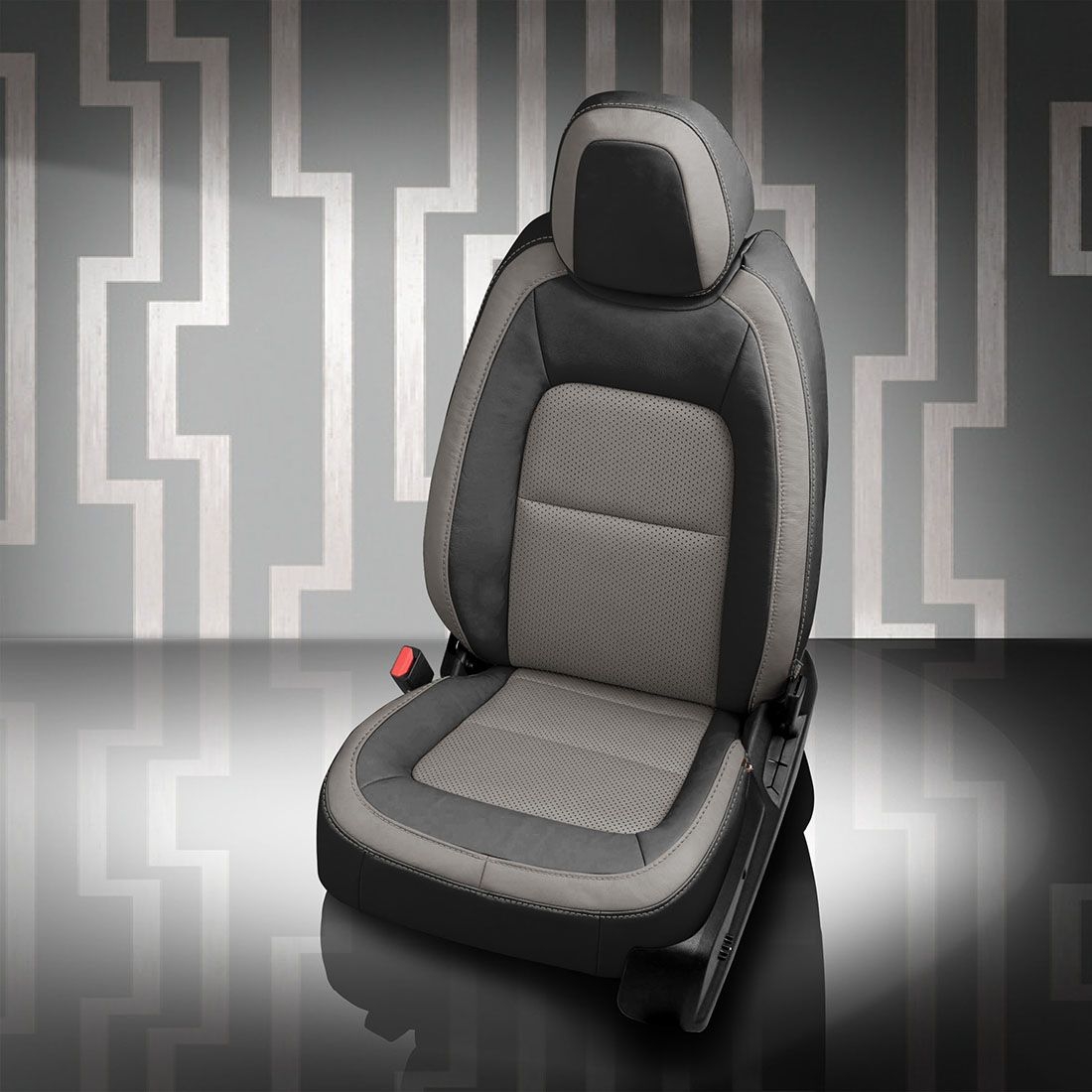 BLACK wrap, ASH Insert, Perf Inserts, ASH contrast all stitch, ASH wings