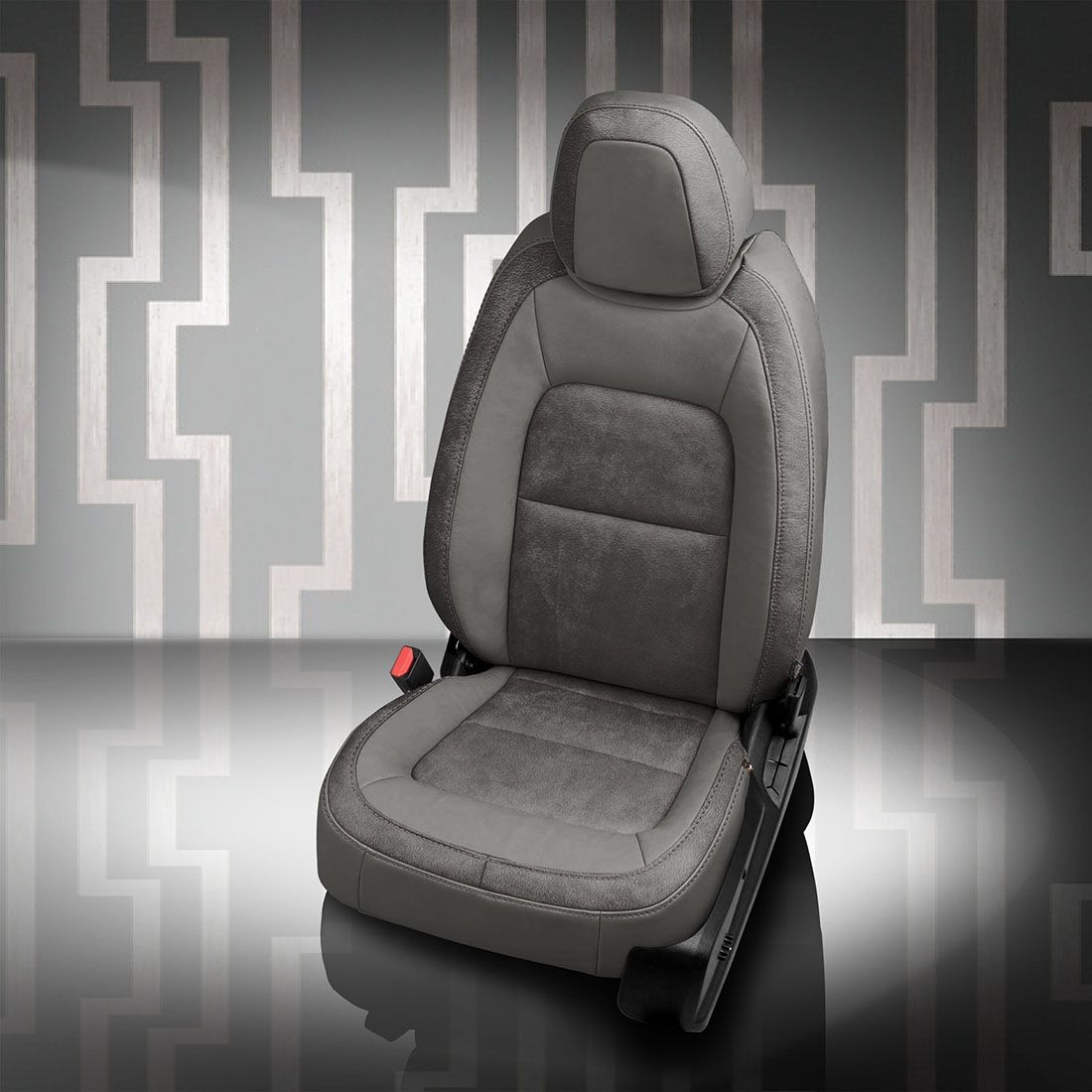 ICE GREY wrap, ~6929 DARK SLATE Insert, ICE GREY stitching, ~6929 DARK SLATE wings