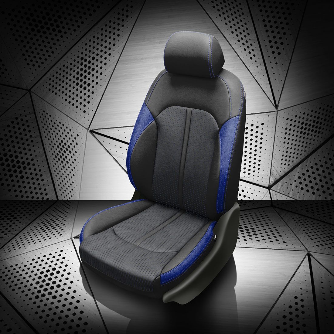 BLACK wrap, BCDA BLUE Combo, COBALT contrast all stitch, ~3037 SAPPHIRE wings