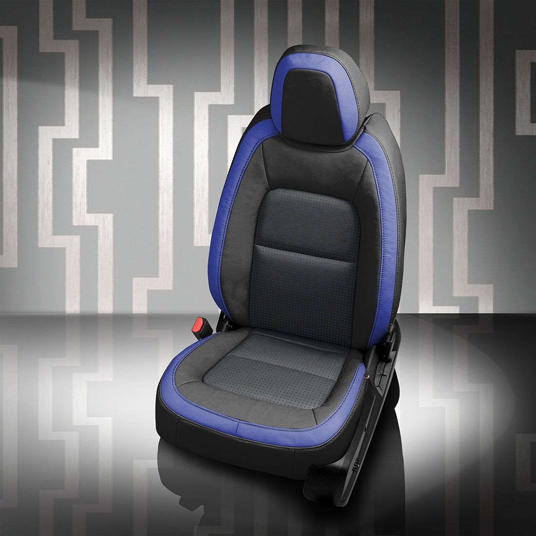 BLACK wrap, BCDA BLUE Insert, BLACK stitching, COBALT wings