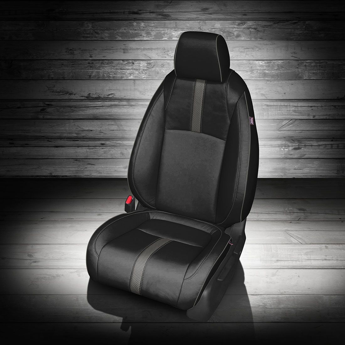 BLACK wrap, ICE GREY Wings, Perf Wings, ICE GREY piping