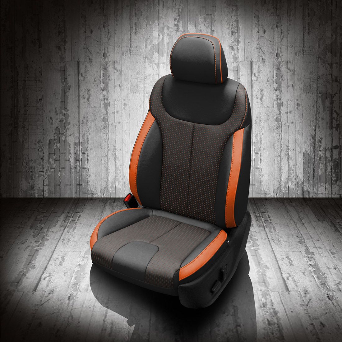 BLACK wrap, BCDA ORANGE Insert, TANGERINE piping, TANGERINE wings