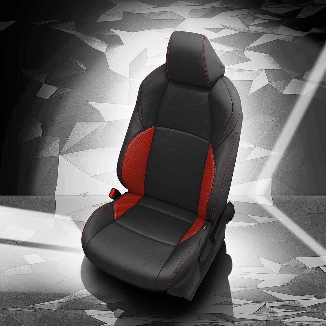 BLACK wrap, CARDINAL Wings, Perf Wings, CARDINAL contrast all stitch