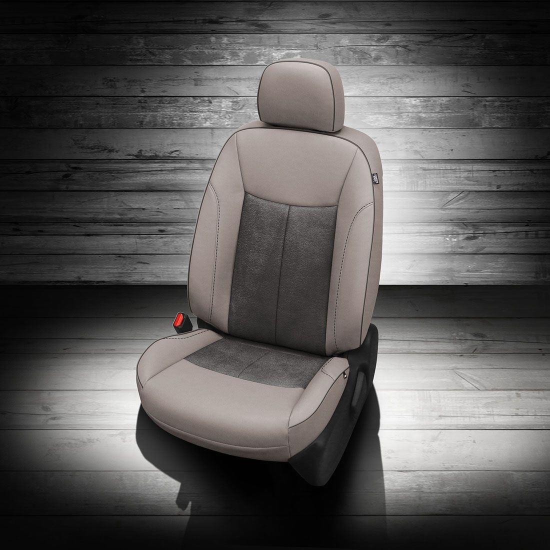 DOVE GREY wrap, ~6929 DARK SLATE Insert, LT GREY piping