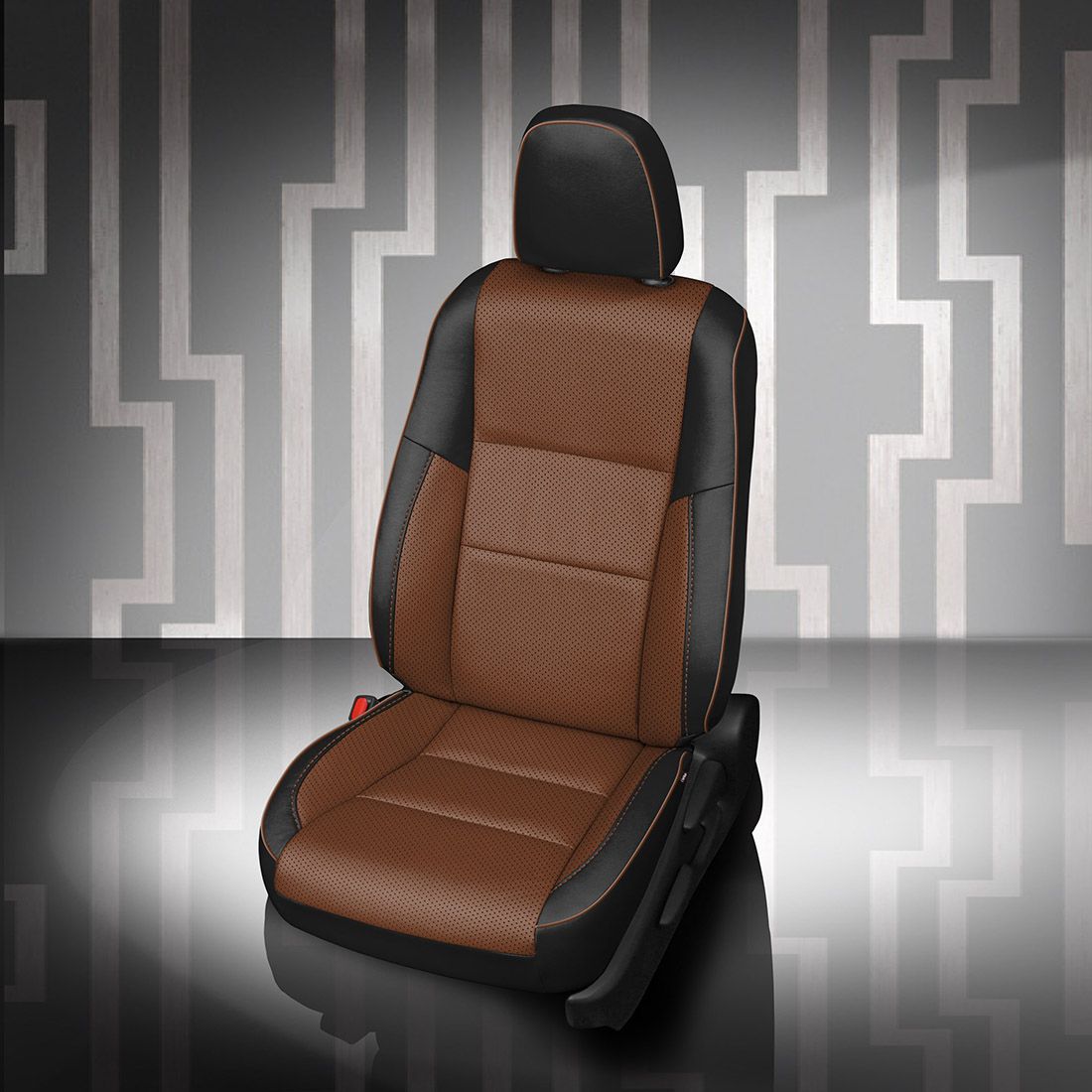 BLACK wrap, MAHOGANY Body, Perf Body & Wings, MAHOGANY piping, MAHOGANY wings