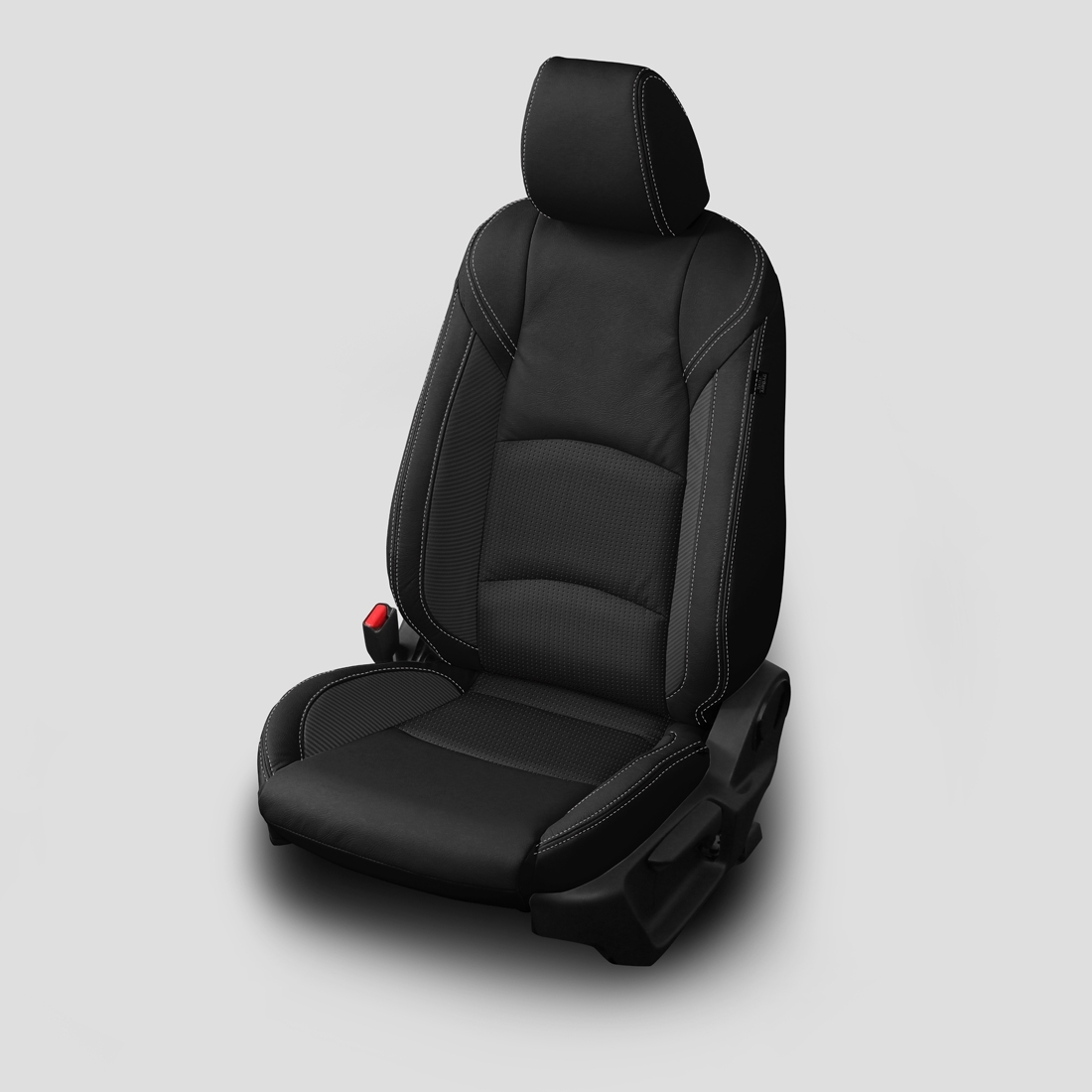 BLACK wrap, BCDA FLINT Insert, SILVER double stitching, C SHADOW wings