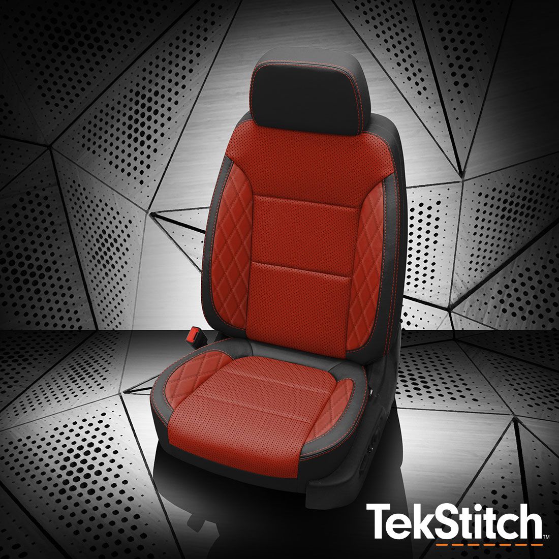 Black wrap, Cardinal body, perf body, Cardinal contrast all stitch, Tekstitch Diamond wings, Tek Color Cardinal