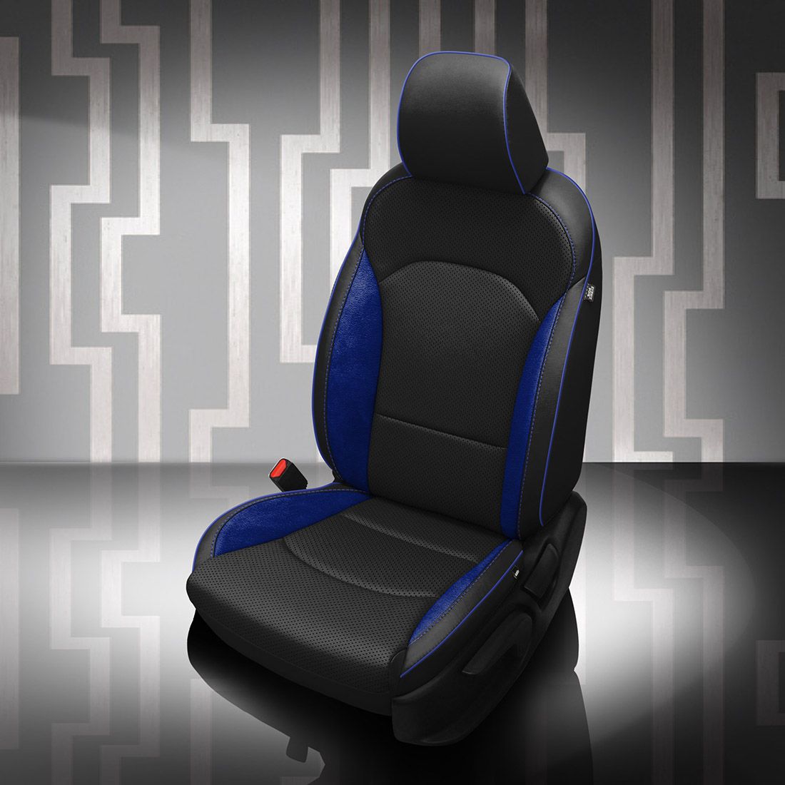 BLACK wrap, ~3037 SAPPHIRE Wings, Perf Body, COBALT piping
