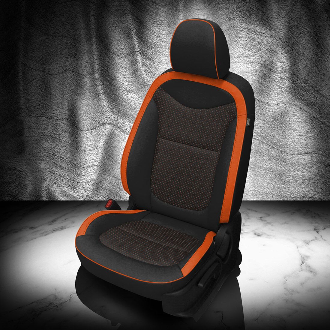 BLACK wrap, BCDA ORANGE Insert, TANGERINE piping, TANGERINE wings