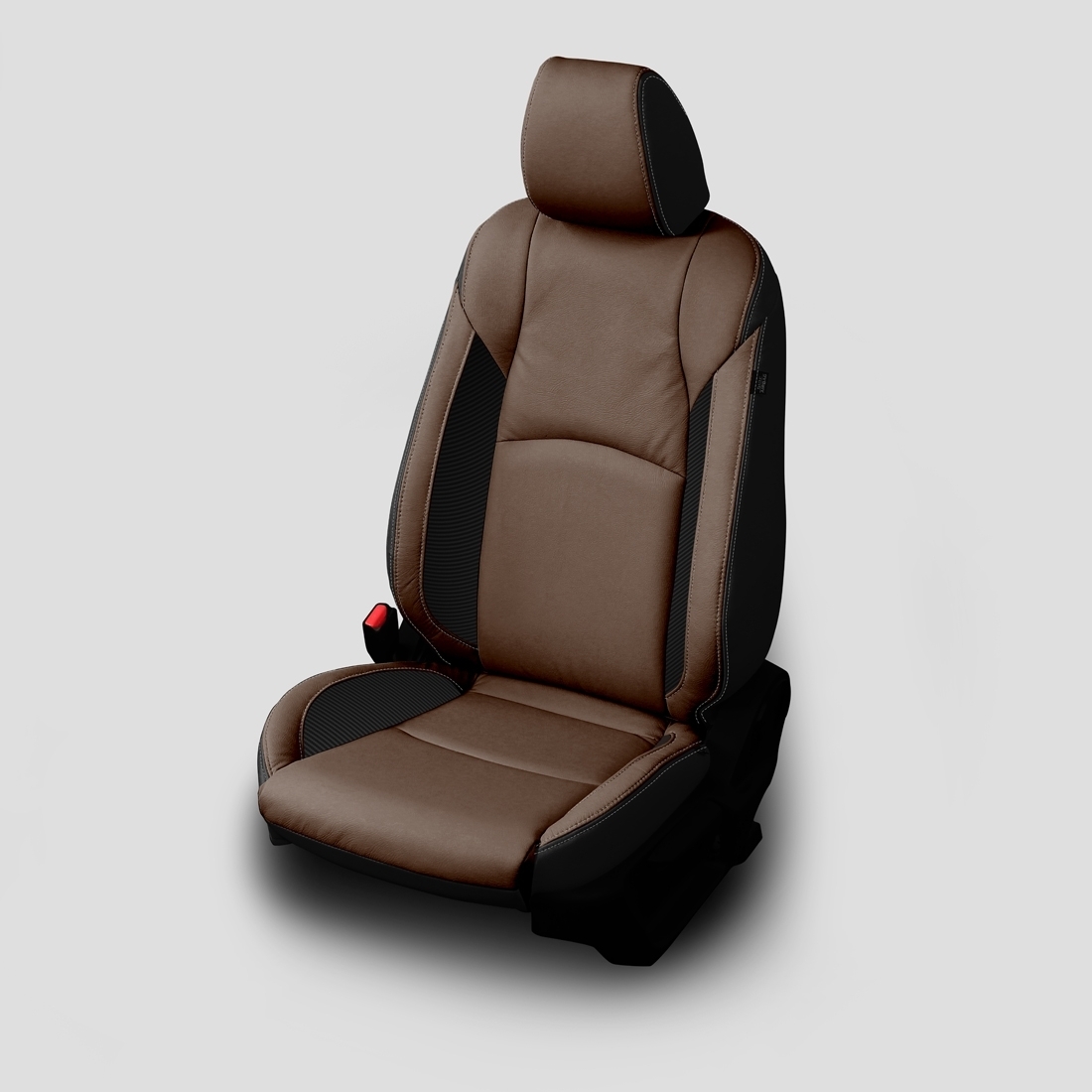 BLACK wrap, COFFEE Facing, TEAK double stitching, C SHADOW wings