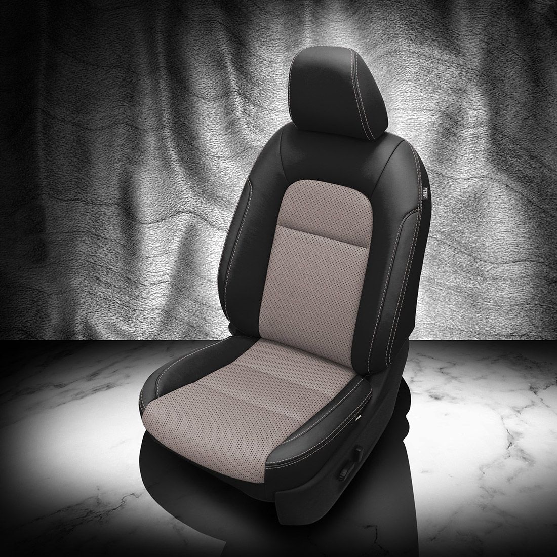 BLACK wrap, DOVE GREY Combo, Perf Combo, DOVE GREY contrast all stitch