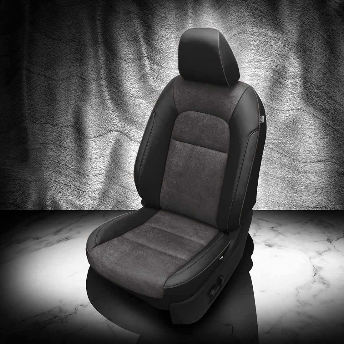 BLACK wrap, ~6929 DARK SLATE Body, LT GREY piping