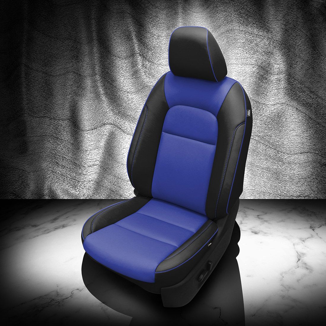 BLACK wrap, COBALT Body, COBALT contrast all stitch