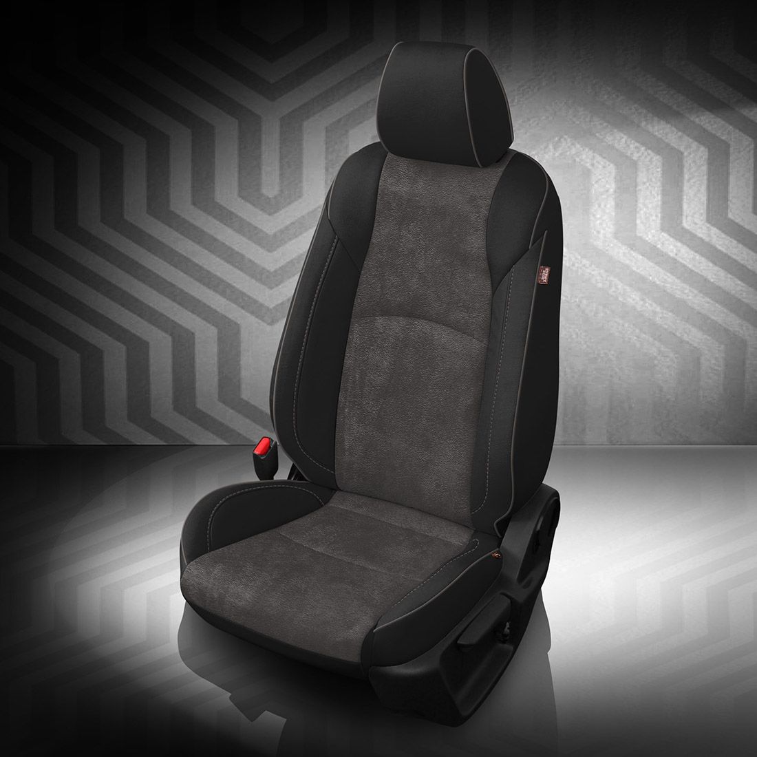 BLACK wrap, ~6929 DARK SLATE Body, LT GREY piping, BLACK wings