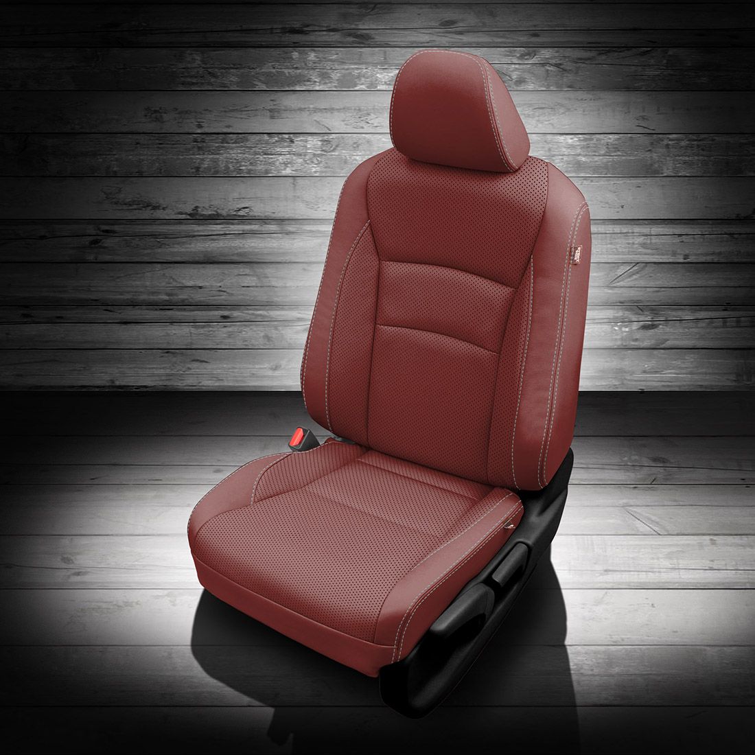 MED RED wrap, MED RED Combo, Perf Body & Wings, ASH contrast stitch, MED RED wings