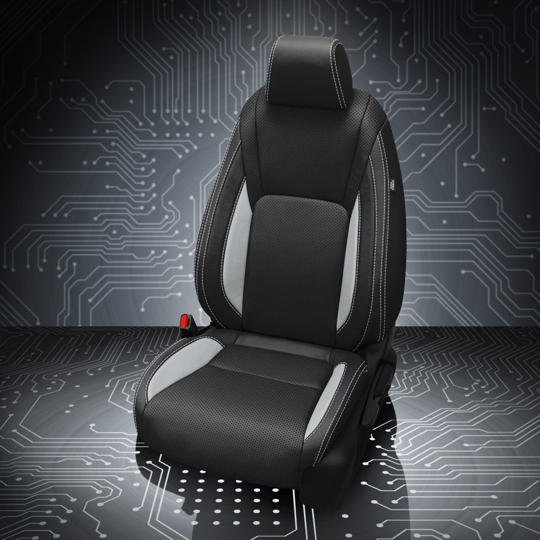 BLACK wrap, CEMENT Wings, Perf Body, CEMENT contrast all stitch