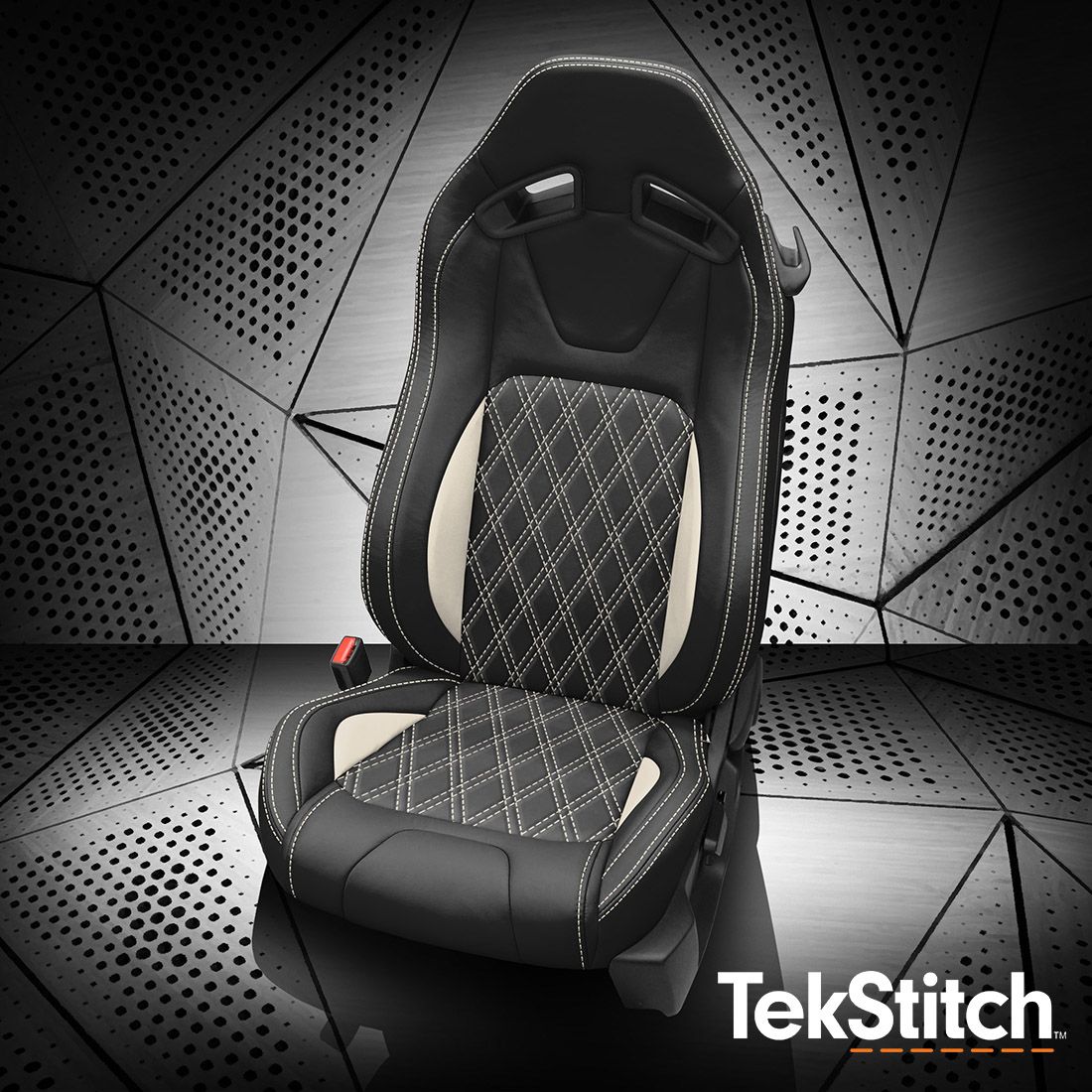 Black wrap, Pearl wings, Pearl contrast all stitch, Tekstitch Double Diamond Insert, Tek color Pearl
