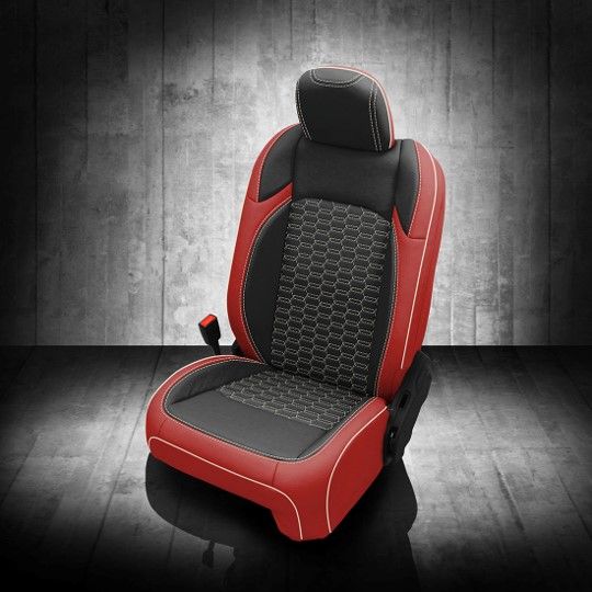 RED wrap, BLACK Body, ASH piping, BLACK wings, TekStitch Double hex inserts