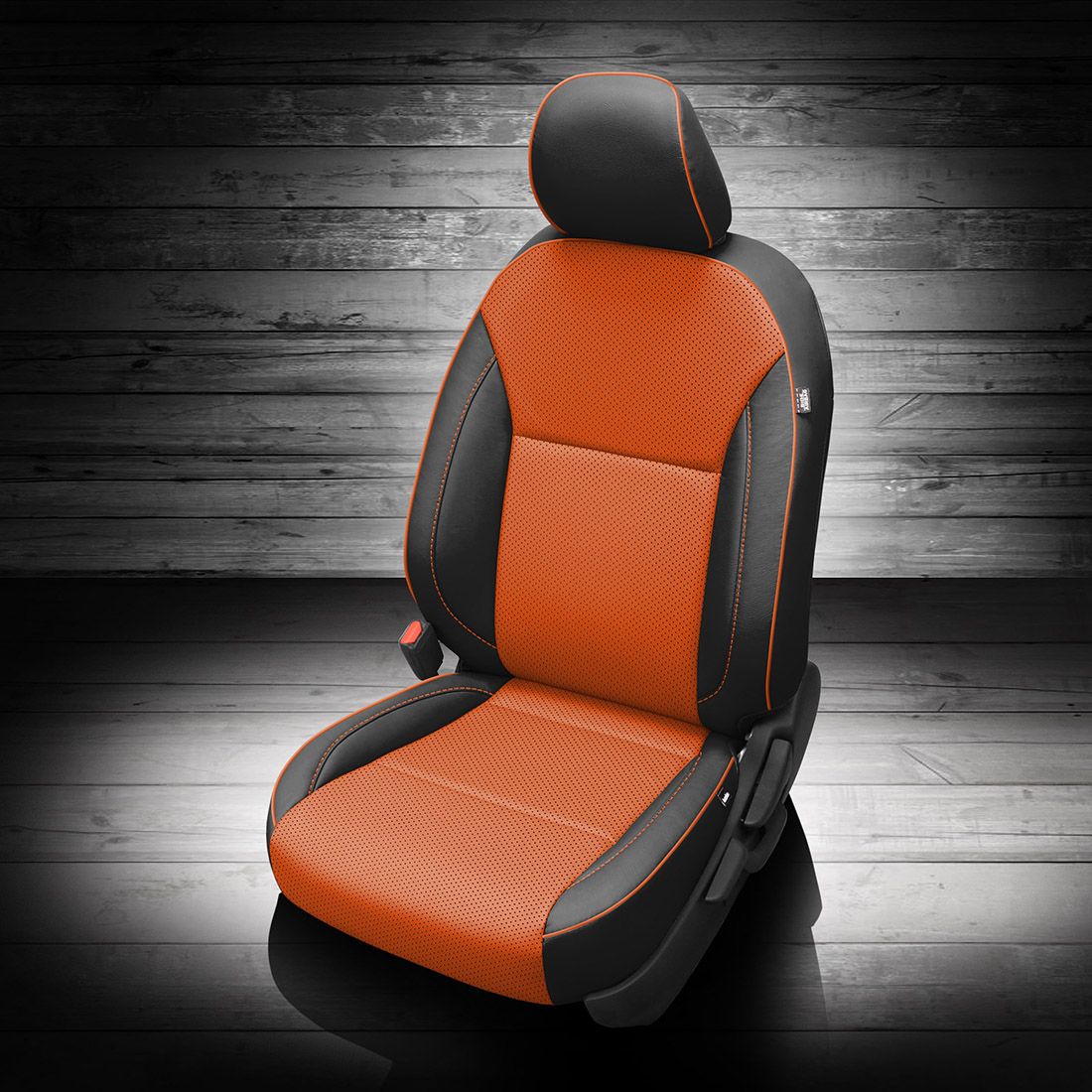 BLACK wrap, TANGERINE Body, Perf Body, TANGERINE piping
