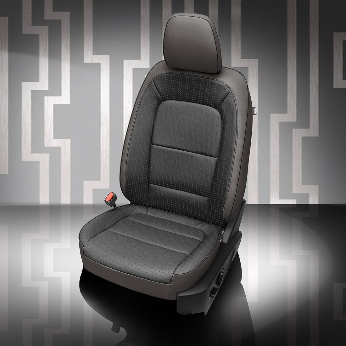 LT GREY wrap, BCDA FLINT Combo, BLACK piping, BCDA FLINT wings