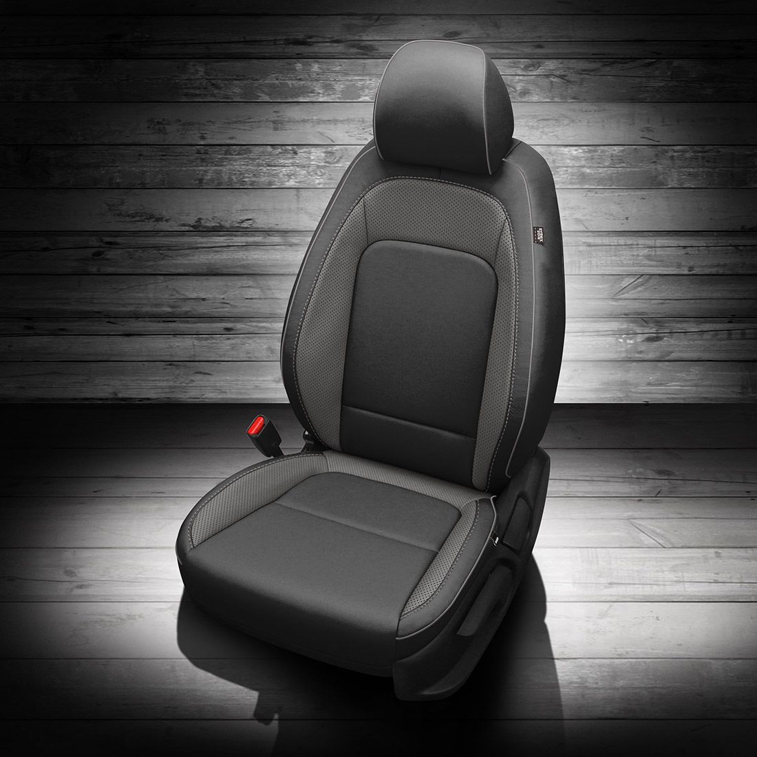 BLACK wrap, ICE GREY Wings, Perf Wings, ICE GREY piping